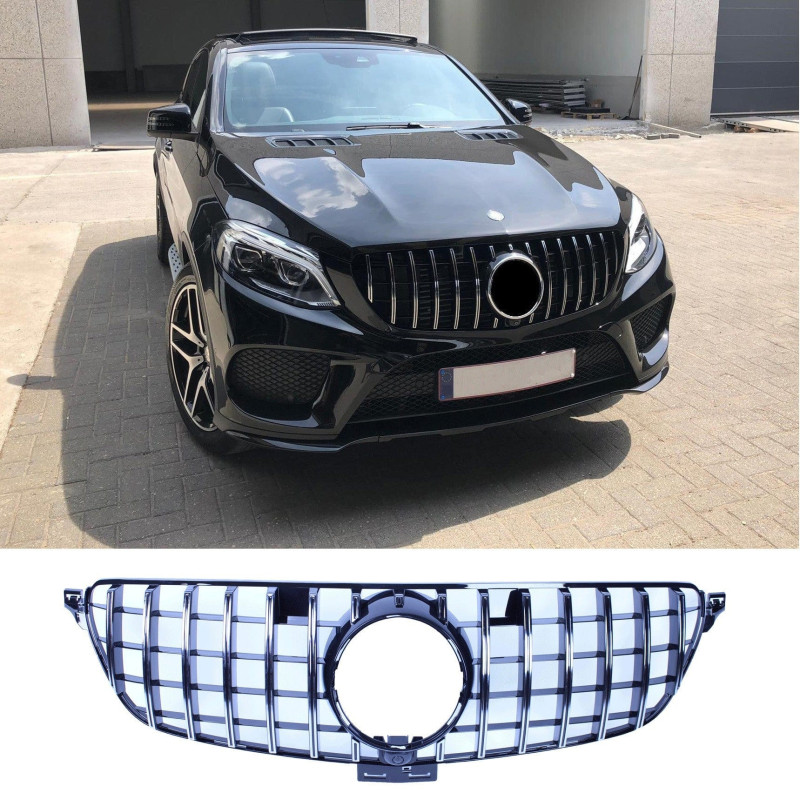 Frontgrill kompatibel mit mercedes-benz gle coupe c292 schwarz chrom Frontgrill kompatibel mit mercedes-benz gle coupe c292 schwarz chrom