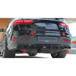 Diffuser for Mercedes GLE coupe C292 AMG line package