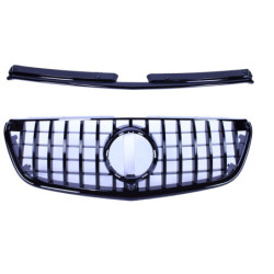 Calandre compatible avec mercedes-benz w447 vito noir