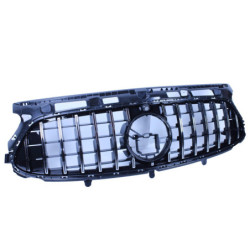 Grill for Mercedes-Benz GLA H247 2020-2023 chrome with front camera with AMG line package