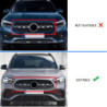 Grill for Mercedes-Benz GLA H247 2020-2023 chrome with front camera with AMG line package