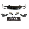 Diffuser for Mercedes C coupe cabrio C205 A205 AMG line double black exhaust tips