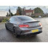 (PART) Diffuser compatibel met Mercedes C coupe cabrio C205 A205 AMG line dubbele zwarte u