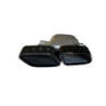 (PART) Diffuser compatibel met Mercedes E Klasse W213 S213 volledig glanzend zwart