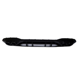 (PART) Diffuser voor Mercedes A klasse V177 sedan 2019+ dubbele zwart rond