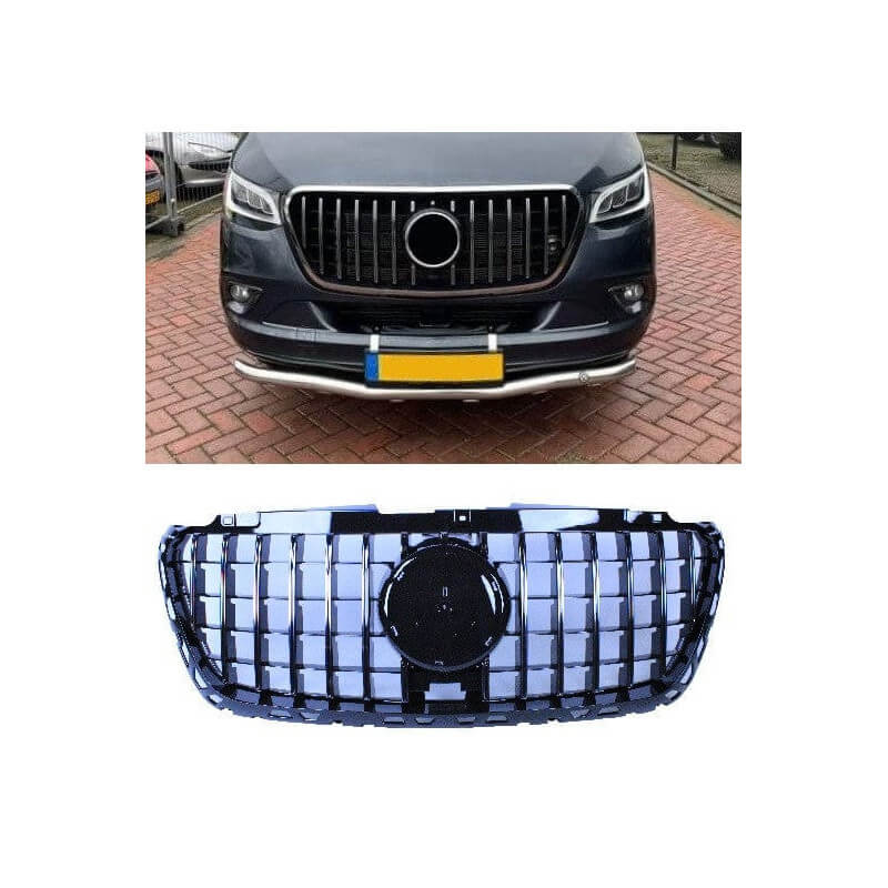Grill compatibel met Mercedes Sprinter W907 2019+ chrome