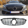 Grille zwart met chroom passend bij mercedes-benz c-klasse w205 facelift met frontcamera