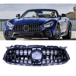 Grille compatibel met Mercedes AMG GT facelift 2-deurs C190 18+ zwart