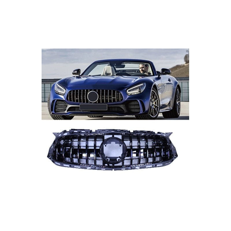 Grill compatibel met Mercedes AMG GT facelift 2-deurs C190 18+ zwart Grill compatibel met Mercedes AMG GT facelift 2-deurs C190 18+ zwart
