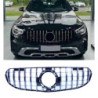 Grill compatible with mercedes-benz x253 c253 glc - glc coupe without amg line package chrome 2020+