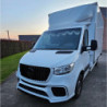 Stoßstange voorbumper kompatibel mit Mercedes-Benz Sprinter W907 2019+ zwarte grill