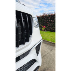 Stoßstange voorbumper kompatibel mit Mercedes-Benz Sprinter W907 2019+ zwarte grill