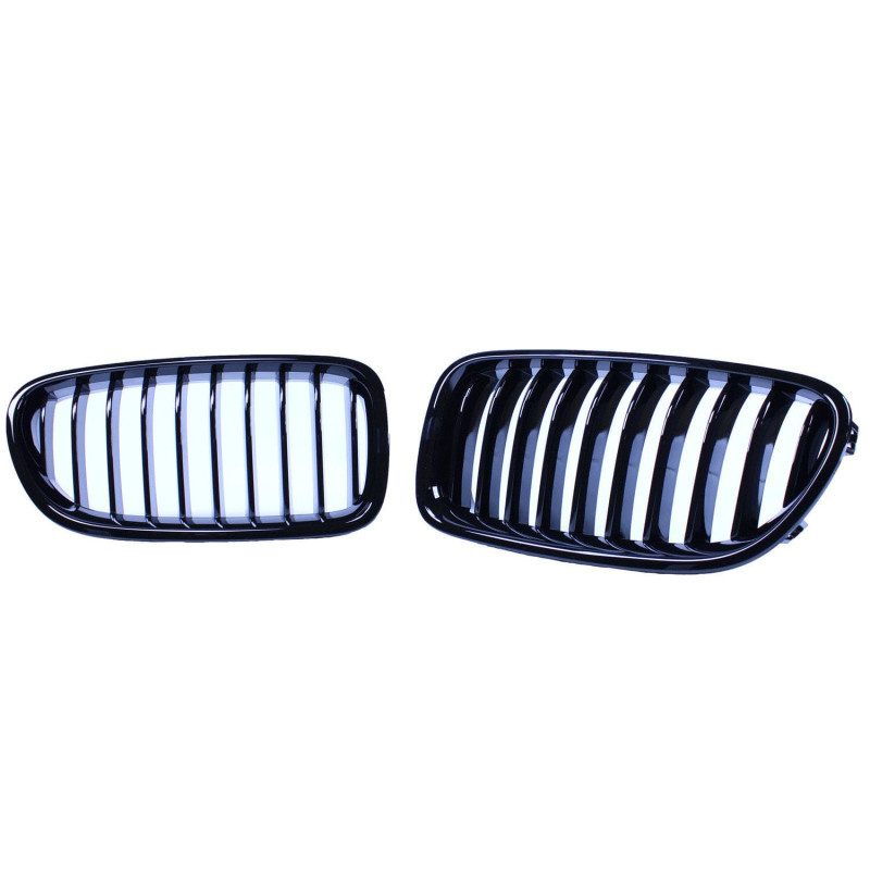 Grill Nieren kompatibel mit bmw 5 Serie f10 - f11 glänzend schwarz einzelne Bars Grill Nieren kompatibel mit bmw 5 Serie f10 - f11 glänzend schwarz einzelne Bars