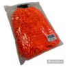 Washandschoen chenille oranje