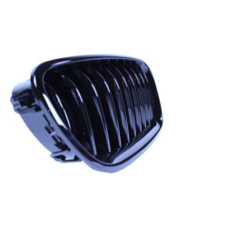 Grill Nieren kompatibel mit bmw 5 Serie f10 - f11 glänzend schwarz einzelne Bars