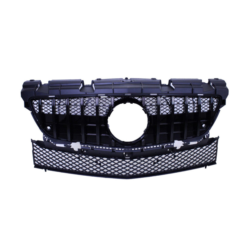 Grill kompatibel mit Mercedes-Benz SLK R172 (2011-2015) glanzend zwart Grill kompatibel mit Mercedes-Benz SLK R172 (2011-2015) glanzend zwart