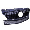 Kühlergrill kompatibel mit Mercedes-Benz SLK R172 (2011-2015) glanzend zwart