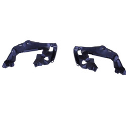 (DEEL) Diffuser voor Mercedes CLA45 C117 X117 2013-2016 dubbele uitlaatuiteinden