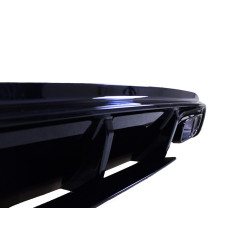 Diffusor kompatibel mit Mercedes A-Klasse W176 2013-2017 glänzend schwarz