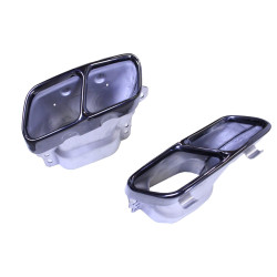 Diffuser for Mercedes A class W176 2013-2017 glossy black