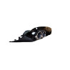 Diffuser for Mercedes C coupe cabrio C205 A205 AMG line double chrome round exhaust tips
