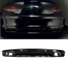 Diffuseur compatible avec Mercedes C coupé cabriolet C205 A205 AMG line double embouts d'échappement noirs