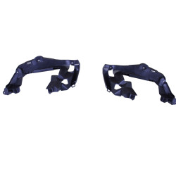 Diffuser voor Mercedes CLA45 C117 X117 2013-2016 dubbele zwarte uitlaatuiteinden