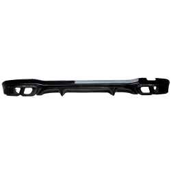 Diffuser for Mercedes E Class W213 S213 full gloss black square exhaust tips