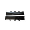 Diffusor kompatibel mit Mercedes E-Klasse W213 S213 voll Glanz schwarz quadratische Auspuffspitzen