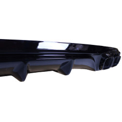 Diffuser for Mercedes E class W213 completely glossy black without AMG line