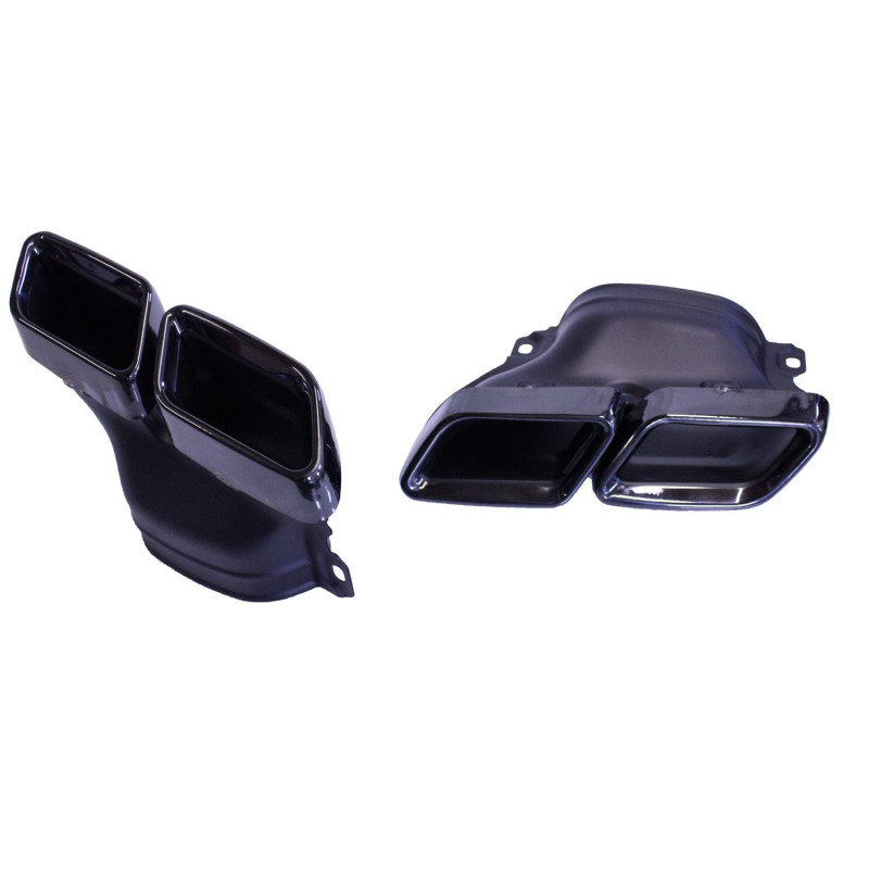 Auspuffrohre passend für Mercedes W205 W166 C292 C205 schwarz