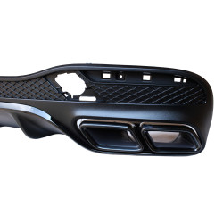 Diffuser voor Mercedes GLE W166 zwarte uitlaatsierstukken
