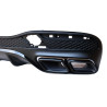 Diffuseur compatible avec les embouts d'échappement noirs du Mercedes GLE W166
