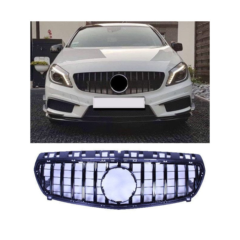 Frontgrill kompatibel mit mercedes-benz w176 a-klasse schwarz Frontgrill kompatibel mit mercedes-benz w176 a-klasse schwarz