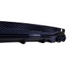 Diffuser with round exhaust tips gloss black for Mercedes E coupe W207 C207 Facelift