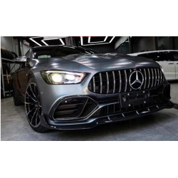 Lame avant compatible avec Mercedes AMG GT 4 portes X290 63 noir brillant