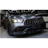Lame avant compatible avec Mercedes AMG GT 4 portes X290 63 noir brillant