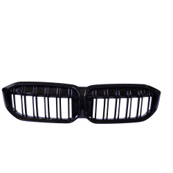 Grill kidney for BMW 3 Series G20 LCI gloss black double bars