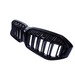 Grill kidney for BMW 3 Series G20 LCI gloss black double bars