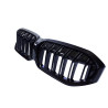 Grill kidney for BMW 3 Series G20 LCI gloss black double bars