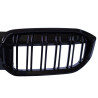 Grill kidney for BMW 3 Series G20 LCI gloss black double bars