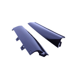 Diffusor schwarz glänzend kompatibel mit Mercedes E Coupé C238 A238 Chrom Auspuffspitzen