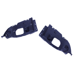 Diffusor schwarz glänzend kompatibel mit Mercedes E Coupé C238 A238 Chrom Auspuffspitzen