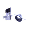 Exhaust pipes for Mercedes A class W177 black round single