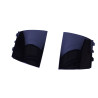 Diffuser compatibel met Mercedes A-klasse W177 hatchback 2019+ A35 chroom uitlaatuiteinden