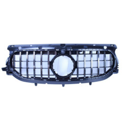 Grill compatible with mercedes-benz gla h247 2020 chrome with front camera