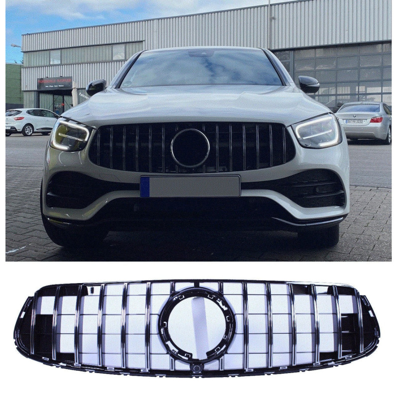 Front grill for mercedes-benz glc - glc coupe chrome facelift Front grill for mercedes-benz glc - glc coupe chrome facelift
