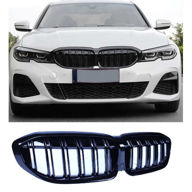 Grill Niere kompatibel mit BMW 3er G20 - G21 schwarz glänzend Grill Niere kompatibel mit BMW 3er G20 - G21 schwarz glänzend