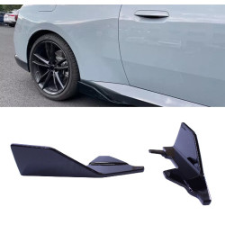 Jupes latérales compatibles avec BMW série 2 G42 2 portes noir brillant