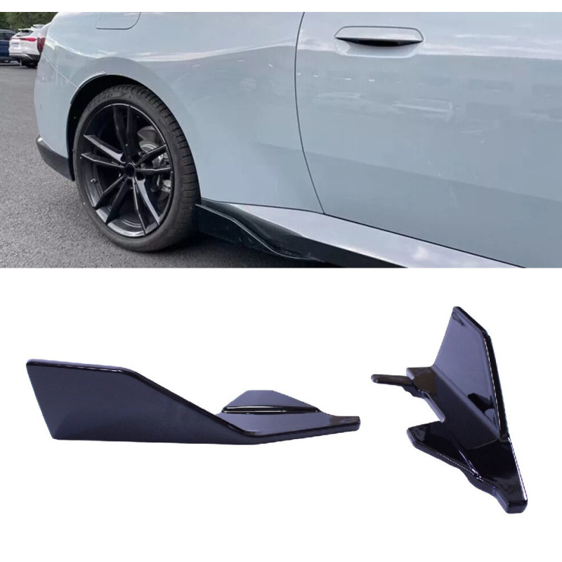 Jupes latérales compatibles avec BMW série 2 G42 2 portes noir brillant Jupes latérales compatibles avec BMW série 2 G42 2 portes noir brillant